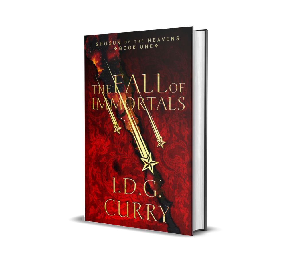 Mock book image of The Fall of Immortals